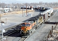 BNSF 1056 at Belen Jct, NM in March 1999